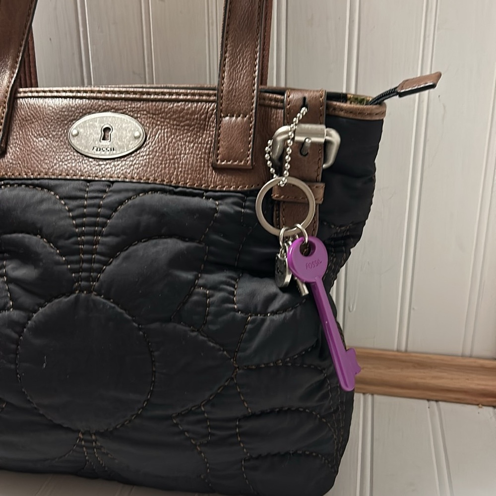 FOSSIL Key-Per Quilted Shoulder Bag - Picture 4 of 9